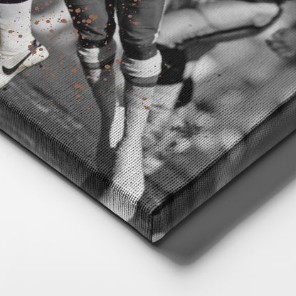 Bo Jackson Dodges Tackle Los Angeles Raiders Canvas Wall Art Decor - NFL Action Art