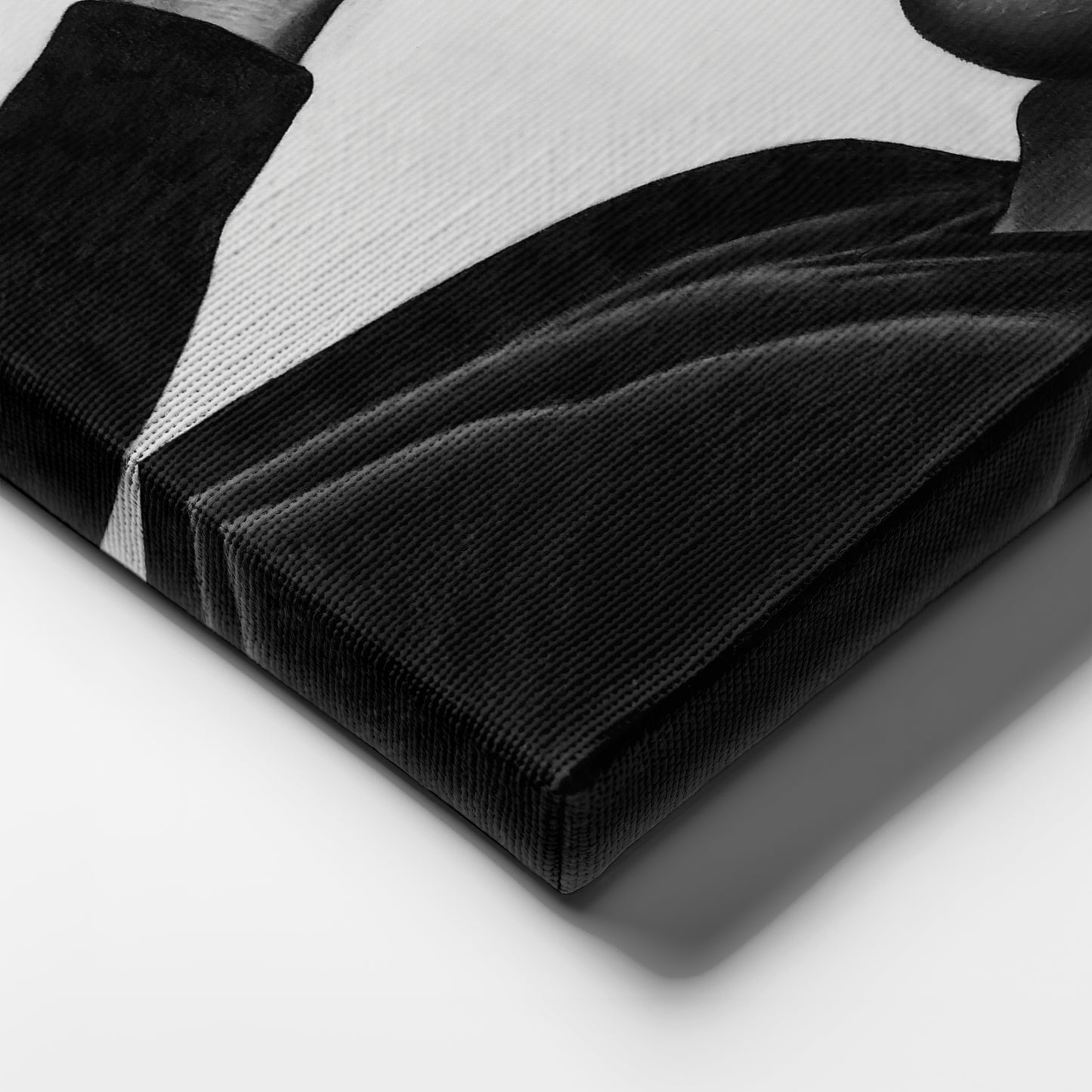 Kobe Bryant Black and White Basketball Canvas Wall Art – Iconic Dunk