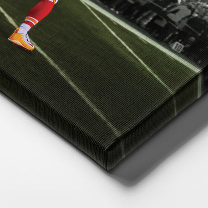 Travis Kelce Kansas City Chiefs Canvas Wall Art – NFL Superstar Decor