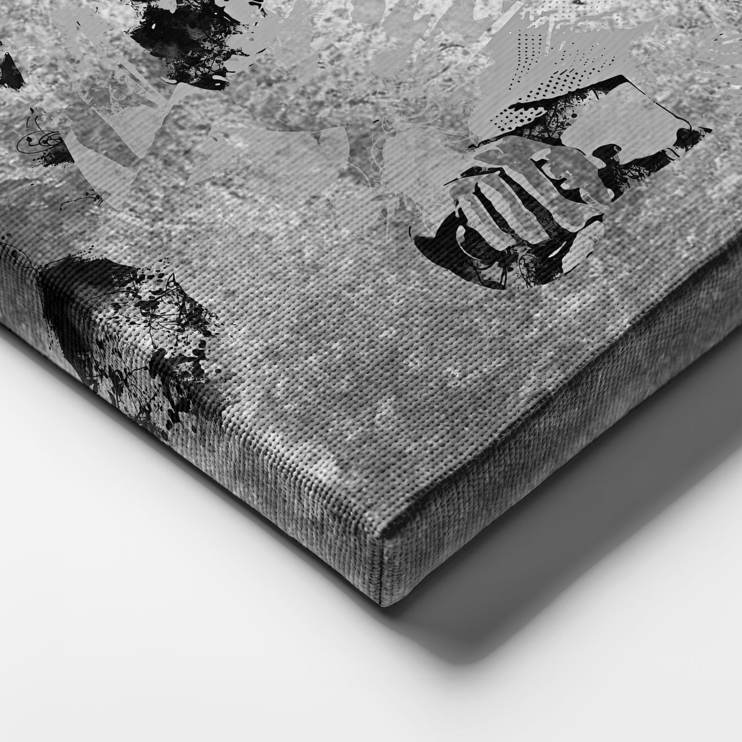 Rafael Nadal Tennis Canvas Art – Grunge Texture Sports Legend Decor