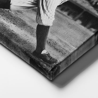 Babe Ruth Classic Baseball Vintage Canvas Wall Art Decor - Timeless Sports Art