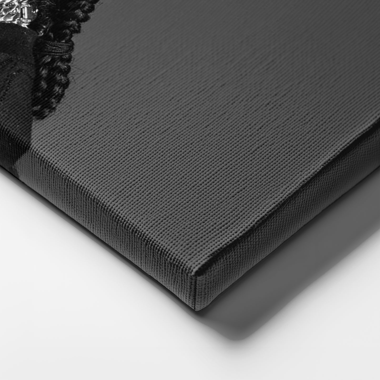 Nipsey Hussle Black and White Canvas Wall Art – Music Legend Home Decor