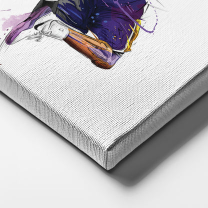 Kobe Bryant Basketball Player Canvas Wall Art – Legendary NBA Poster