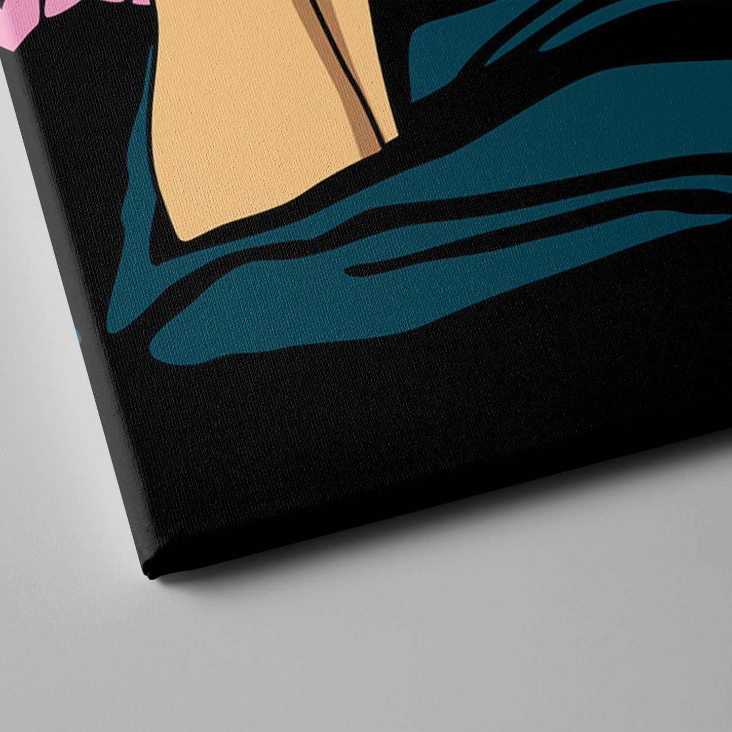 Pulp Fiction Uma Thurman Illustration Canvas Art – Cinematic Art Lovers Decor