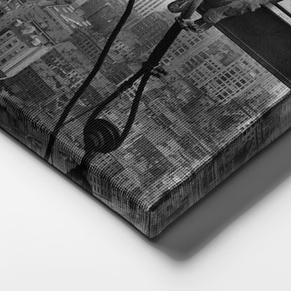 Lunch atop a Skyscraper New York Canvas Wall Art – Iconic Worker Print