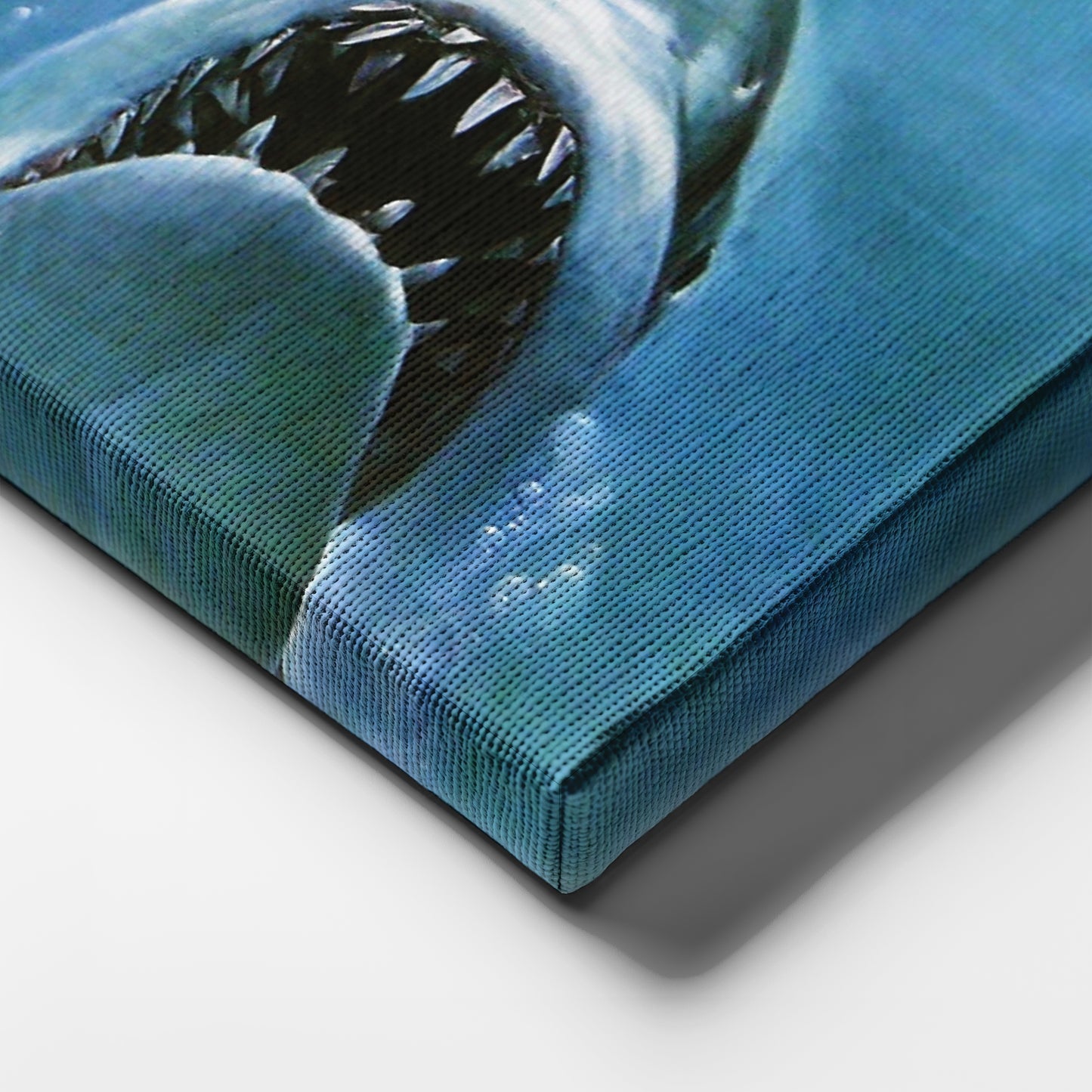 The Jaws Movie Poster Canvas Art - Classic Horror Wall Decor Print