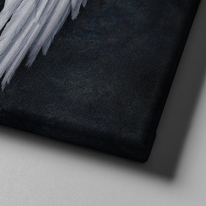 Banksy Angel White Wings Canvas Wall Art – Iconic Urban Art Print