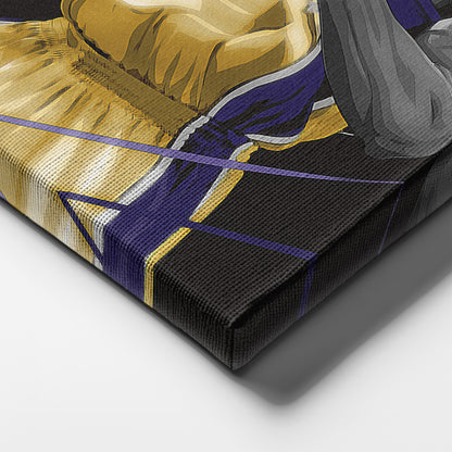 Kobe Bryant Black Mamba Career Canvas Wall Art – Iconic Moments Decor