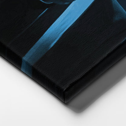 Pulp Fiction John Travolta & Samuel L. Jackson Canvas Wall Art – Movie Duo Decor