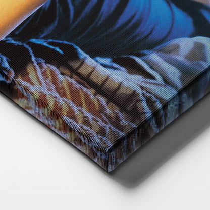 Uma Thurman Smoking Pulp Fiction Canvas Art – Legendary Movie Star Decor