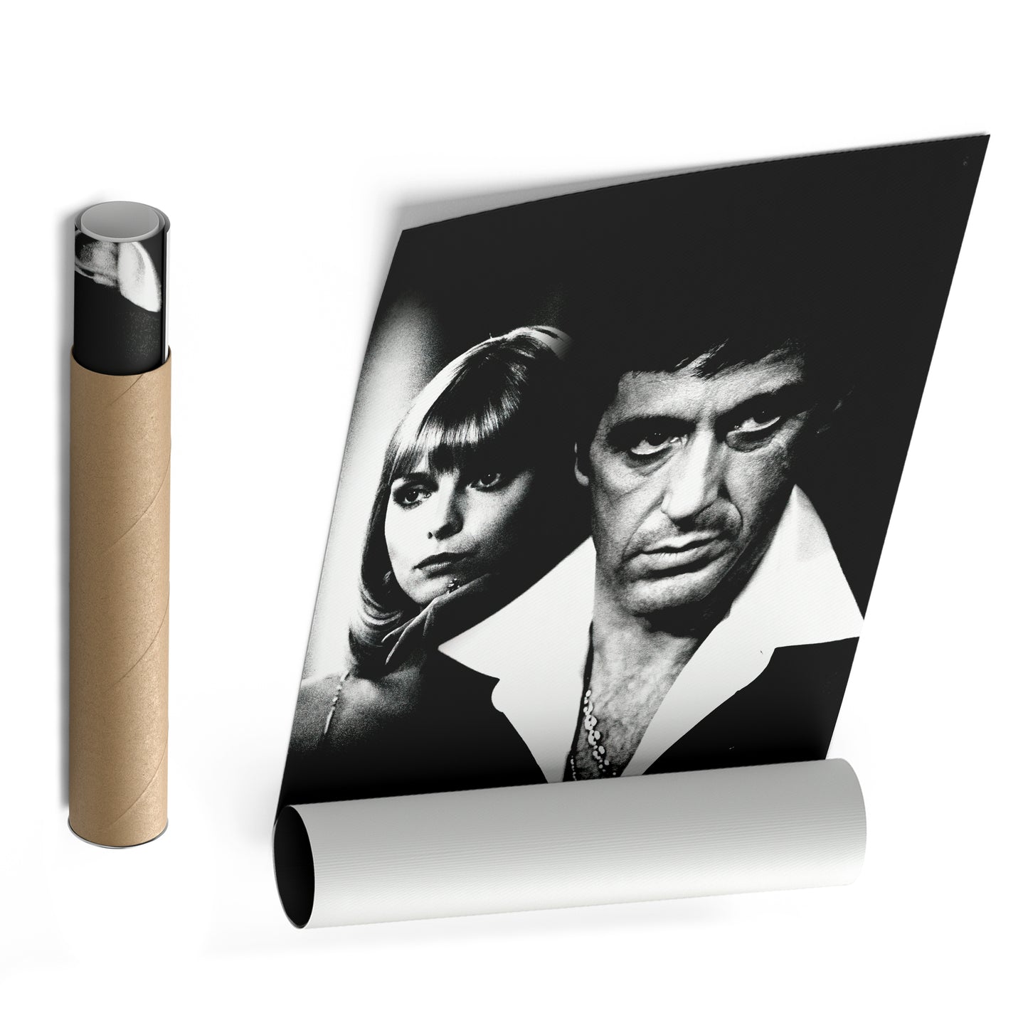 Scarface Poster Black and White Canvas Wall Art Home Decor Framed Art