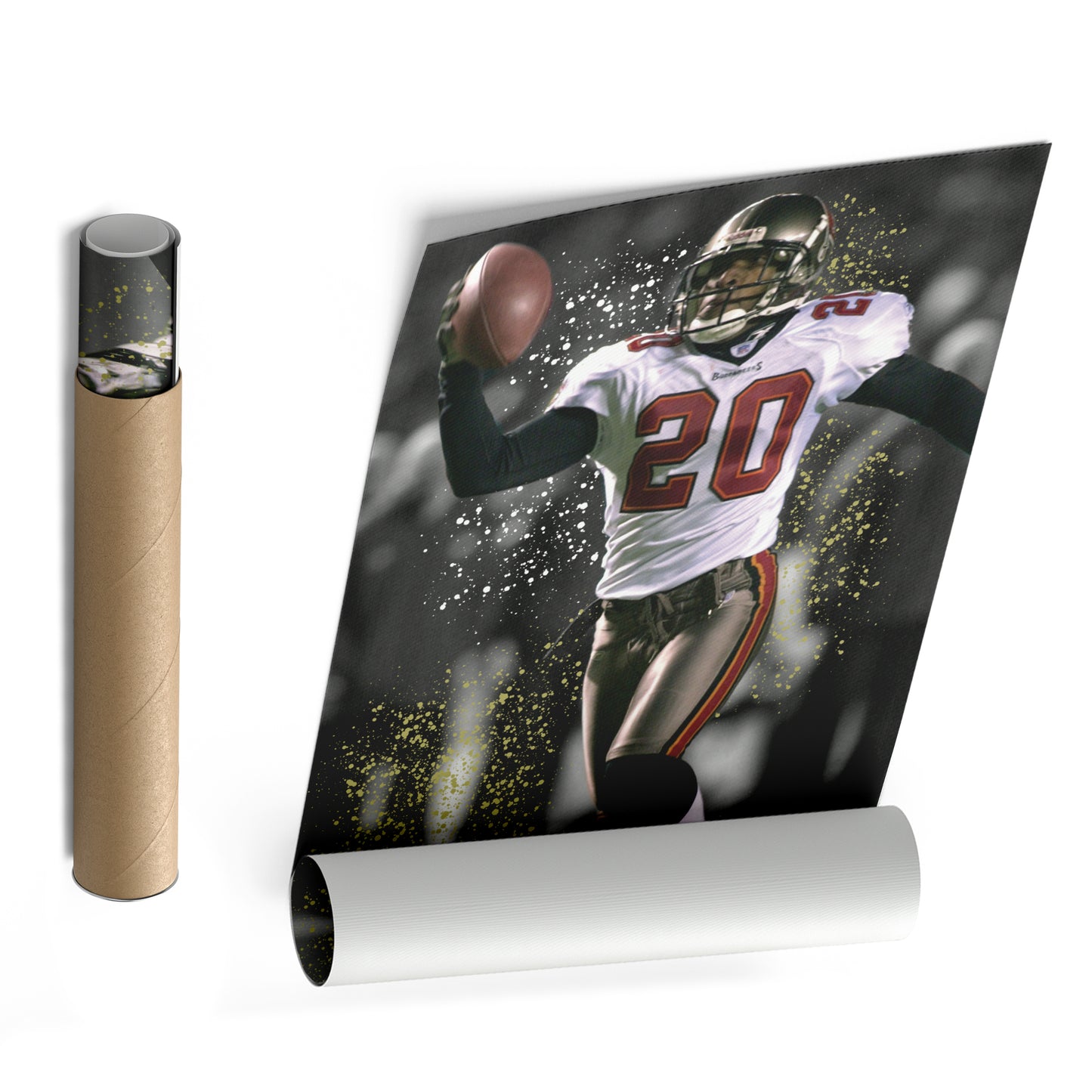 Barber’s Pick-6 Tampa Bay Buccaneers Canvas Wall Art Decor - NFL Game Moment