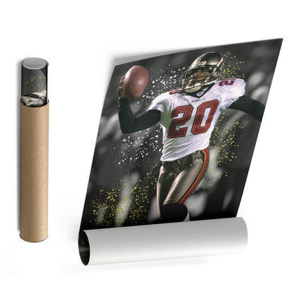 Barber’s Pick-6 Tampa Bay Buccaneers Canvas Wall Art Decor - NFL Game Moment