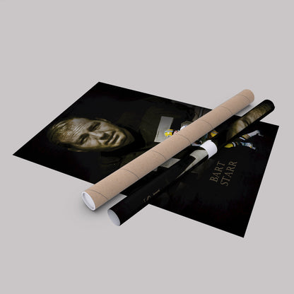Bart Starr Green Bay Packers NFL Legend Canvas Art – Football Wall Decor
