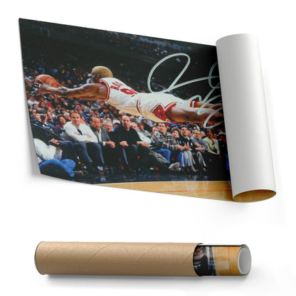 Dennis Rodman Chicago Bulls Canvas Wall Art – NBA Basketball Legend Art