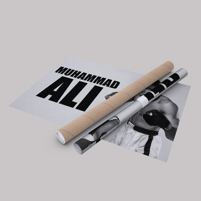Muhammad Ali Young Canvas Wall Art – Boxing Legend Early Years Decor