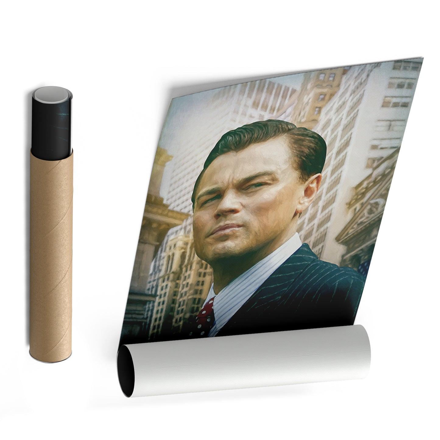 The Wolf of Wall Street Poster – Stock Broker Leo Painting Canvas Wall Art Decor