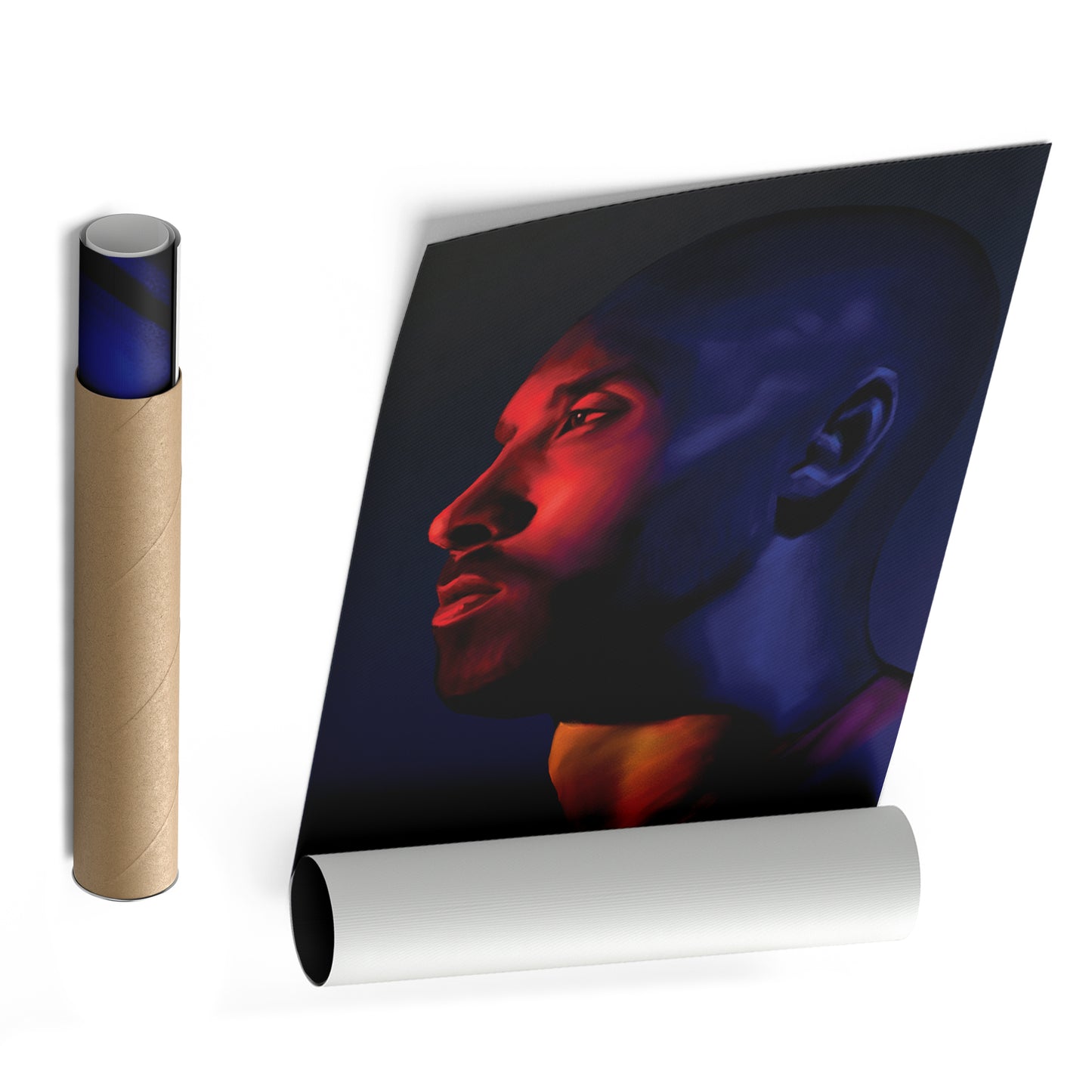 Kobe Bryant Canvas Wall Art – Tribute to a Basketball Legend