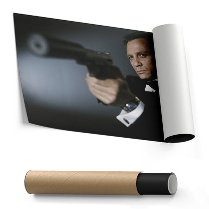 James Bond Daniel Craig Canvas Wall Art – The Modern James Bond Poster