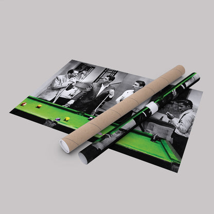 The Rat Pack - Playing Pool Canvas Wall Art Decor