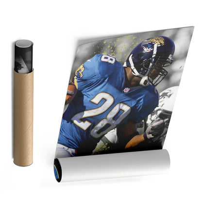 Taylor's 90-Yard Touchdown Jaguars Canvas Art - NFL Wall Decor Print