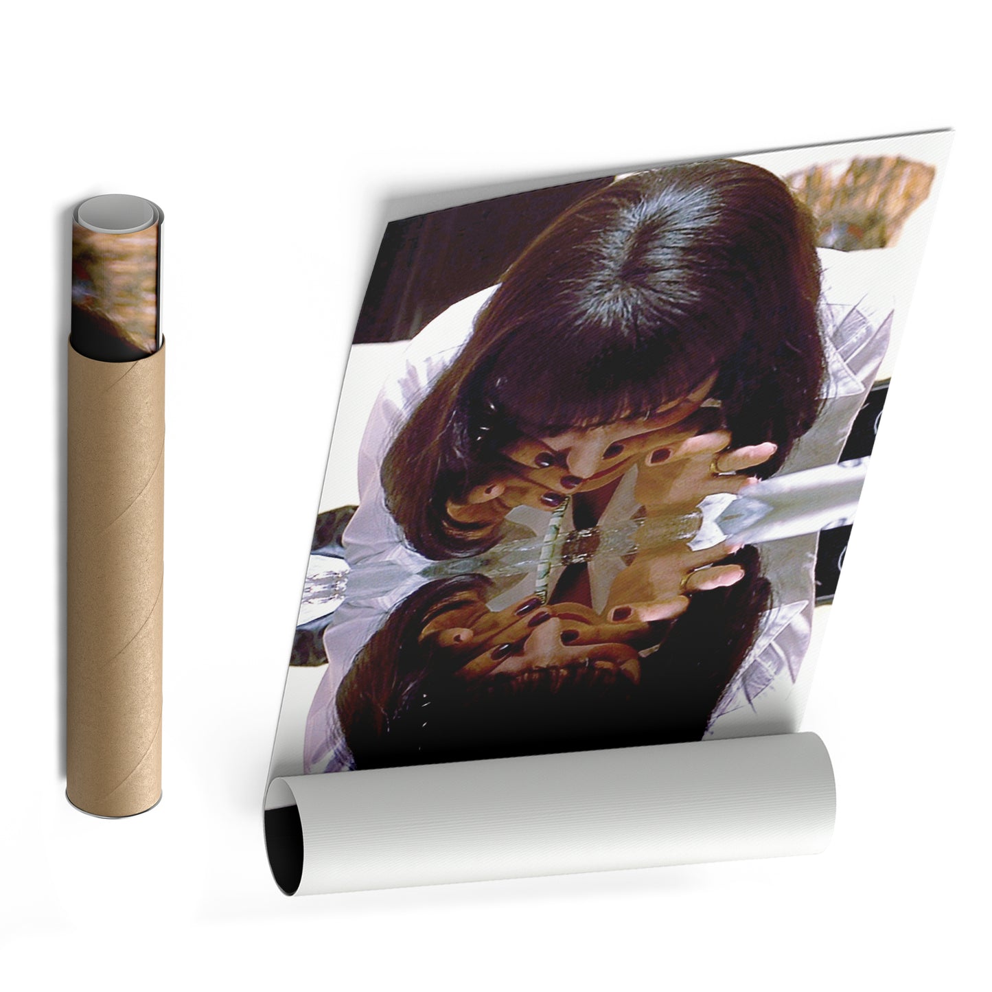 Pulp Fiction Movie Scene Poster – Canvas Wall Art Framed Home Decor