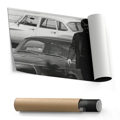 Steve McQueen Hollywood Icon Canvas Wall Art – Black and White Decor