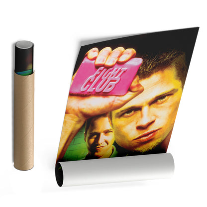 Fight Club Movie Canvas Wall Art – Iconic Movie Poster for Home