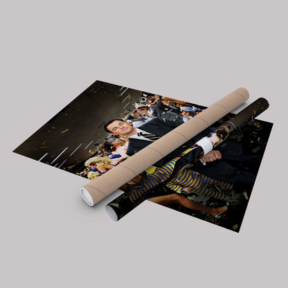 The Wolf of Wall Street - Leonardo DiCaprio After Speech Canvas Wall Art Decor