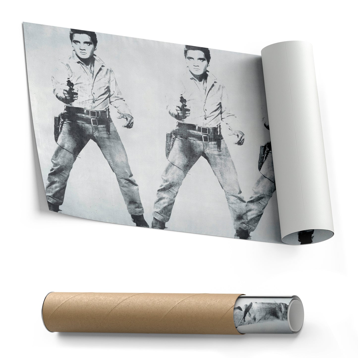 Elvis Presley Triple Canvas Poster – Framed Wall Art Home Decor