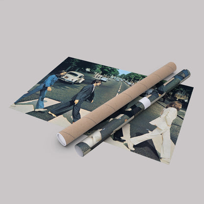 The Beatles - Iconic Abbey Road Canvas Wall Art Decor