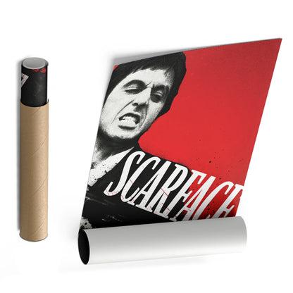 Scarface Movie Canvas Wall Art – Iconic Gangster Film Decor