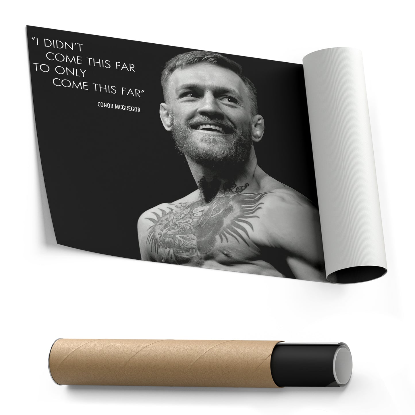 Conor McGregor Quote Canvas Wall Art – Inspirational MMA Print for Home