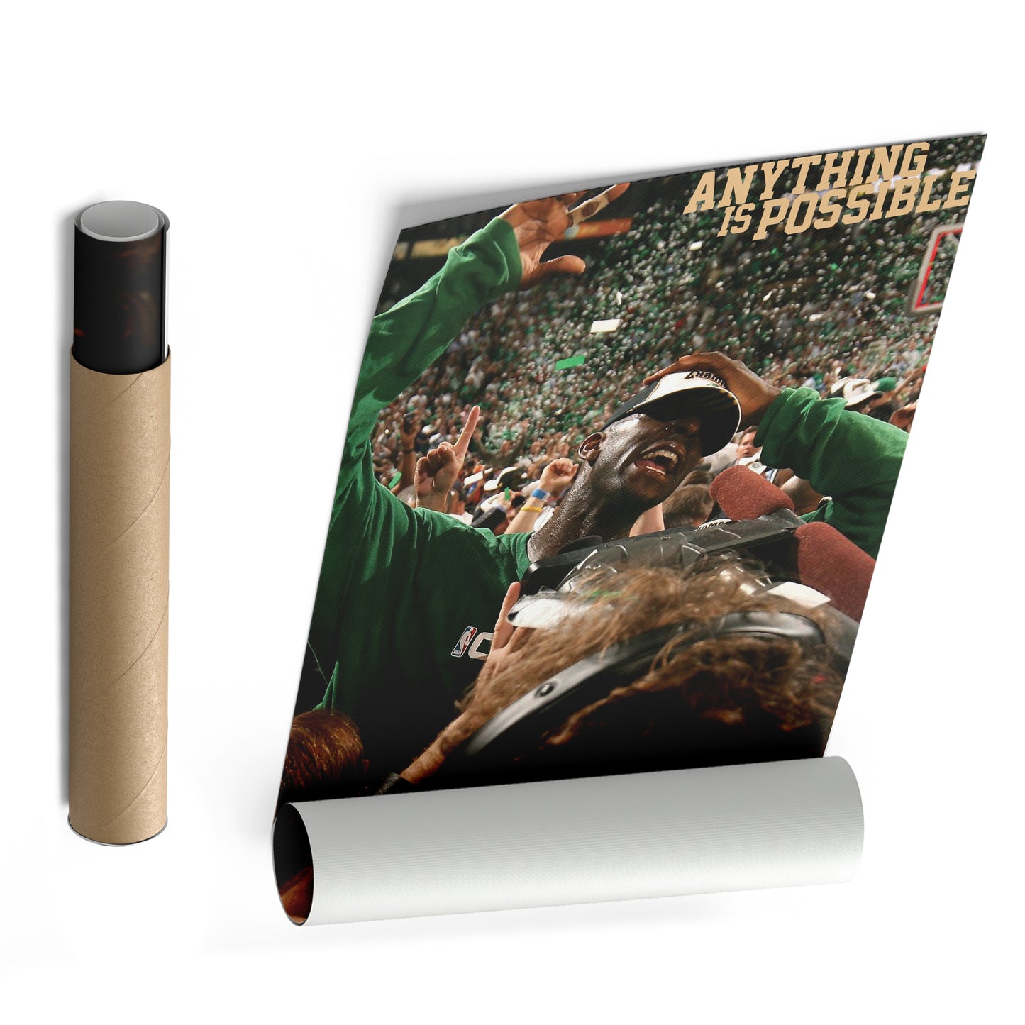 Kevin Garnett ‘Anything is Possible’ Poster Canvas Wall Art Decor - Celtics Icon Art