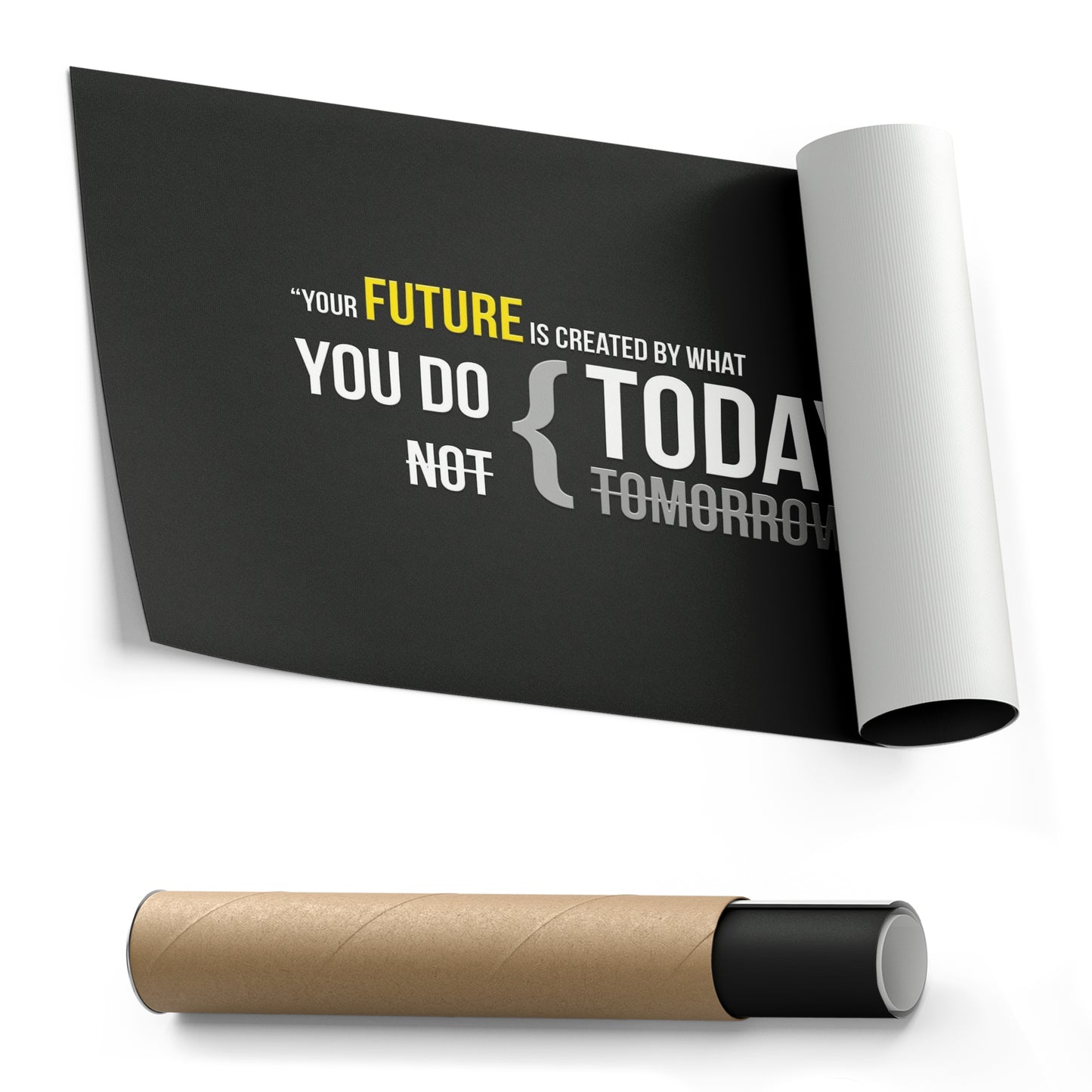 Motivational TODAY - Canvas Wall Art Decor for Home & Office