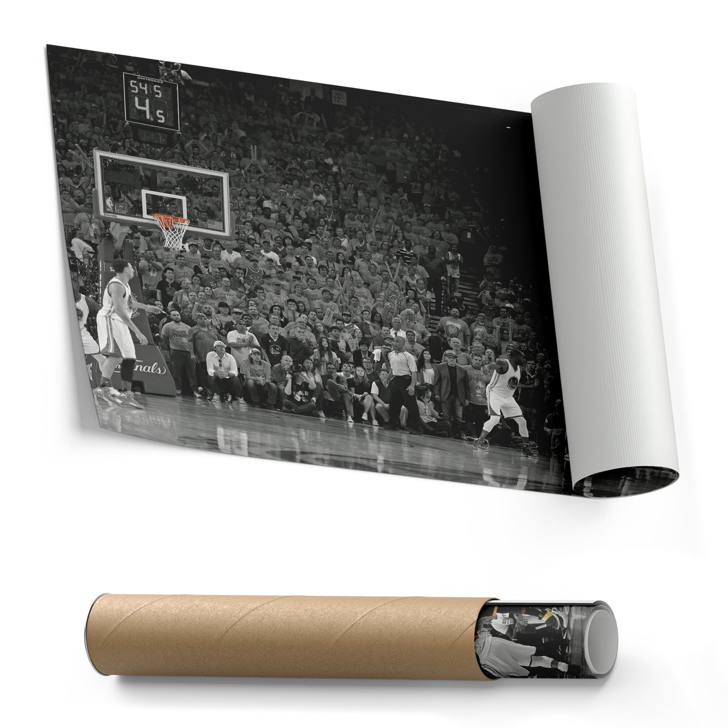 Kyrie Irving Game Winner vs Warriors Canvas Wall Art Decor - NBA Playoff Moment Art