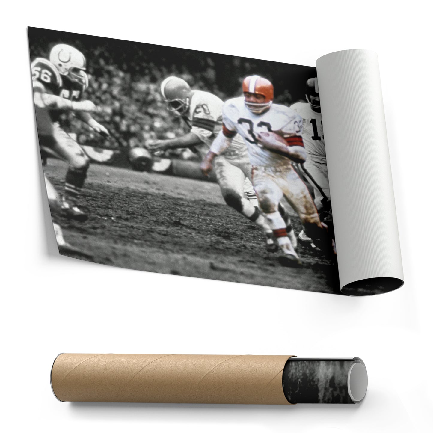 1964 NFL Championship Cleveland Browns Canvas Wall Art Decor - Legendary Sports Poster