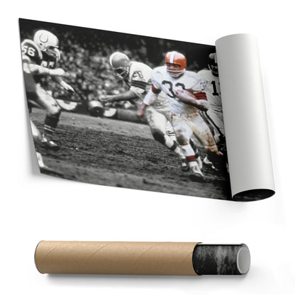 1964 NFL Championship Cleveland Browns Canvas Wall Art Decor - Legendary Sports Poster