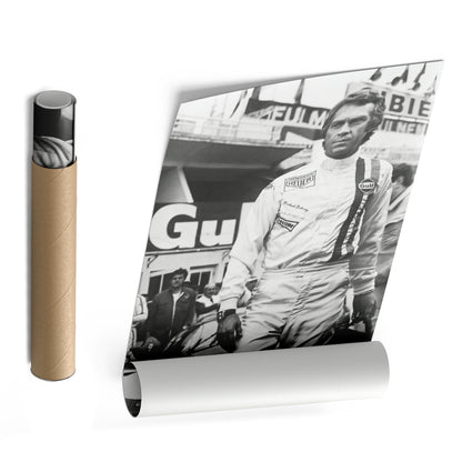 Steve McQueen Le Mans 1971 Poster – Iconic Canvas Wall Art Decor