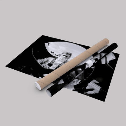 Steve McQueen Black and White Poster – Canvas Wall Art Decor