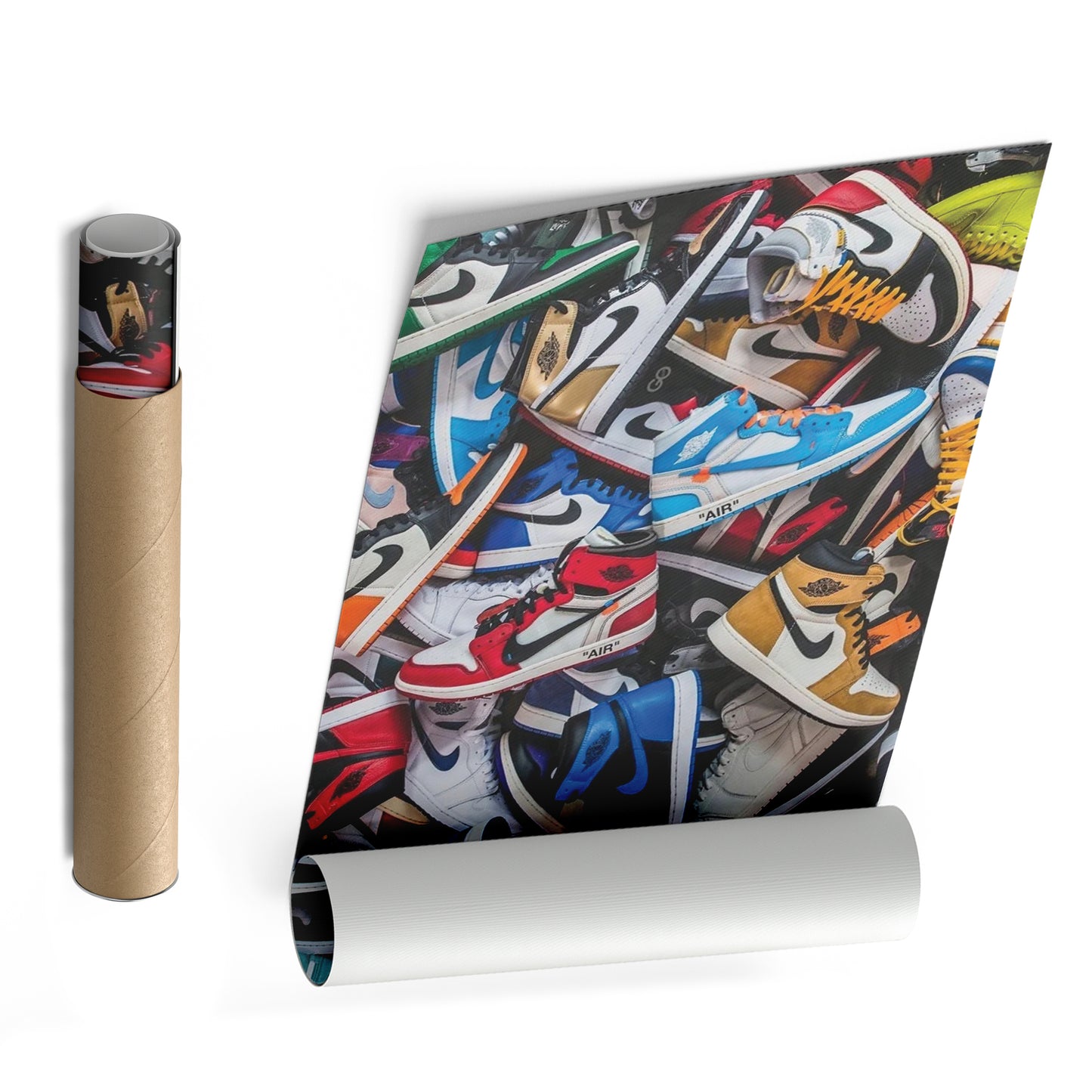 Air Jordan Sneakers Collection Canvas Wall Art Decor - Iconic Sports Sneaker Art