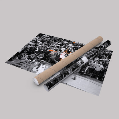 Kawhi Leonard Buzzer Beater Toronto Raptors Canvas Wall Art Decor - NBA Playoff Art