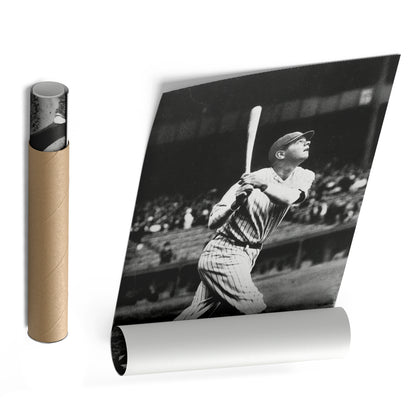 Babe Ruth Classic Baseball Vintage Canvas Wall Art Decor - Timeless Sports Art