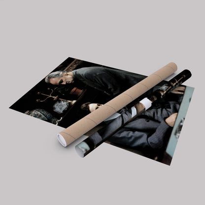 Godfather Marlon Brando and Al Pacino Canvas Wall Art – Mafia Movie Poster
