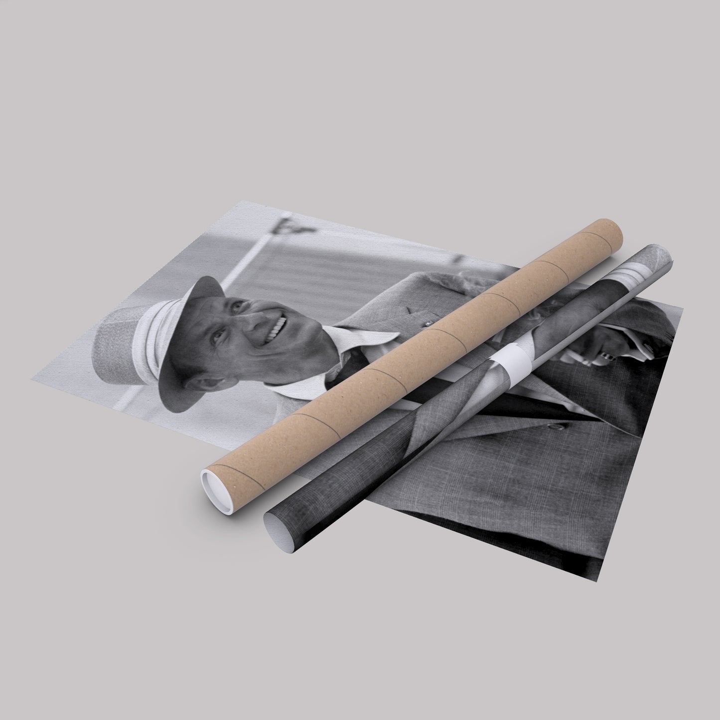 Frank Sinatra Smoking Canvas Wall Art – Classic Music Legend Home Decor