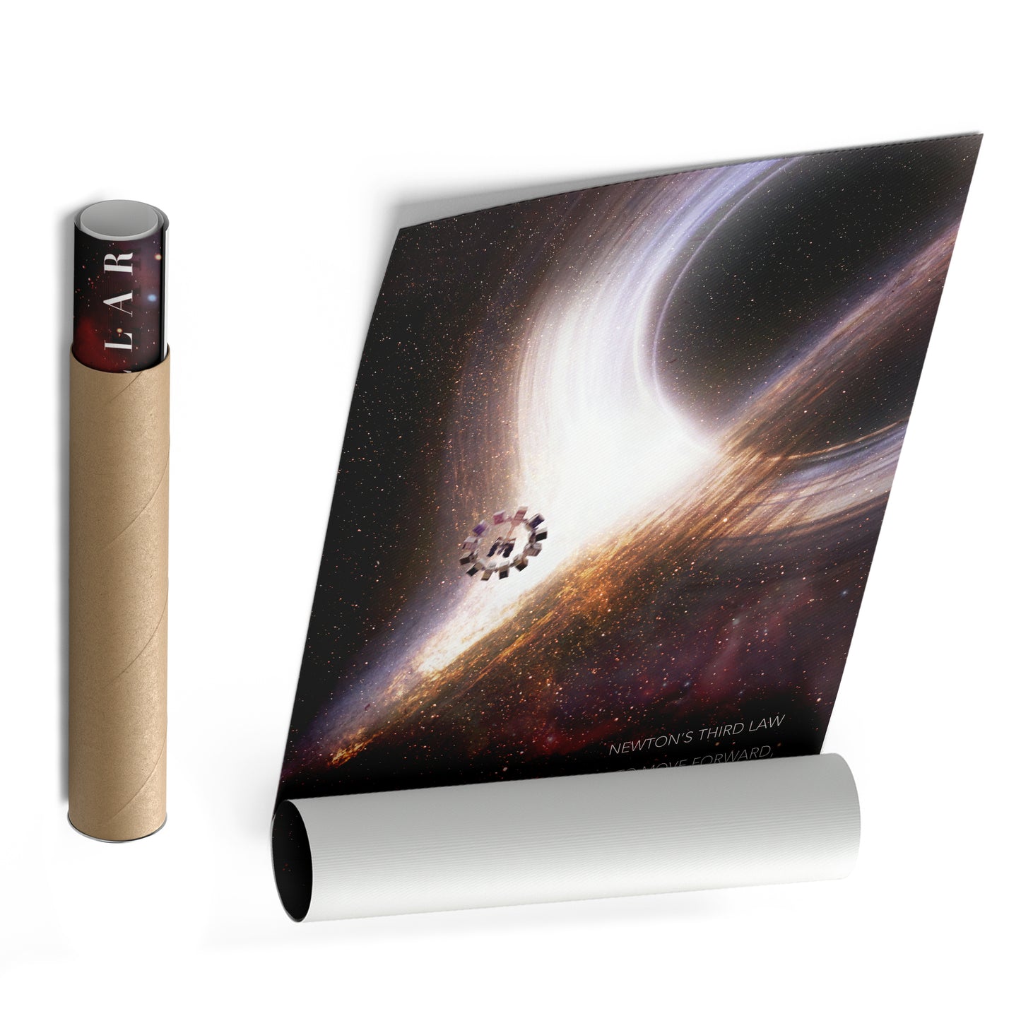 Interstellar Movie Poster Canvas Wall Art Decor - Cosmic Sci-Fi Art