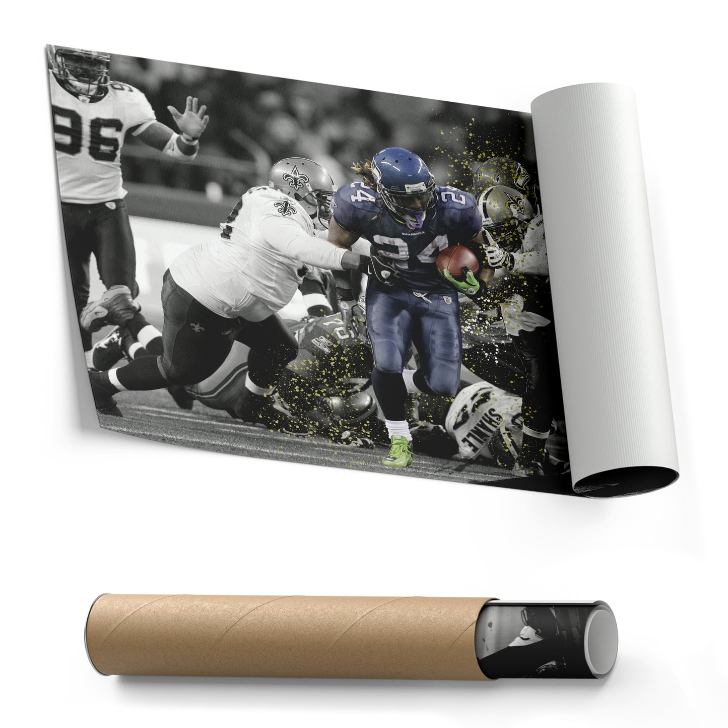 The Beast Quake Seattle Seahawks Canvas Art - NFL Sports Decor Poster