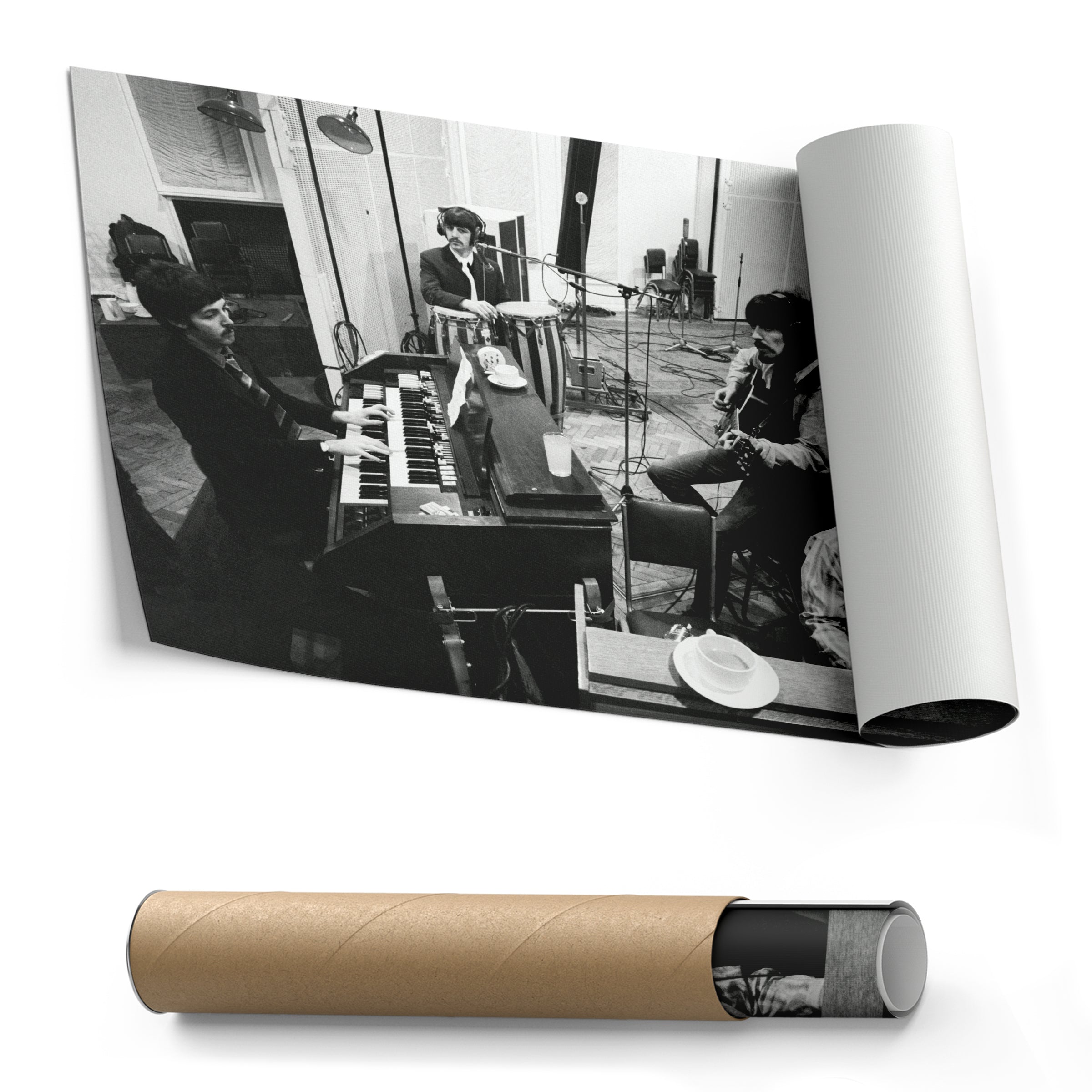 The Beatles Recording Studio Canvas Wall Art – Legendary Music