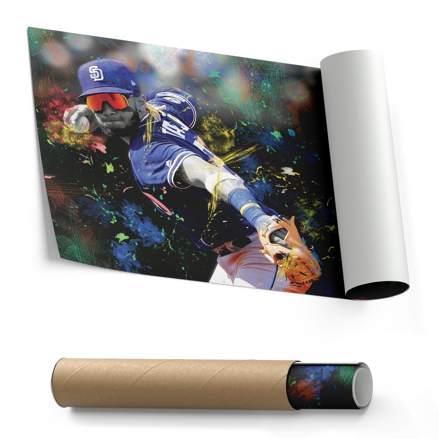 Fernando Tatis Jr. San Diego Padres MLB Canvas Wall Art – Baseball Star Poster