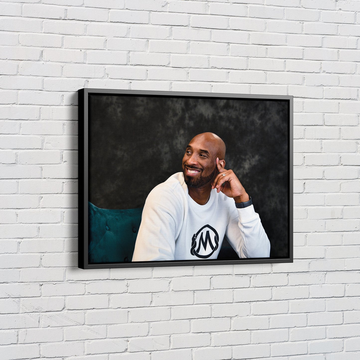 Black Mamba Kobe Braynt  Great Man Basketball Canvas Poster Wall Art Print Home Decor Framed Art